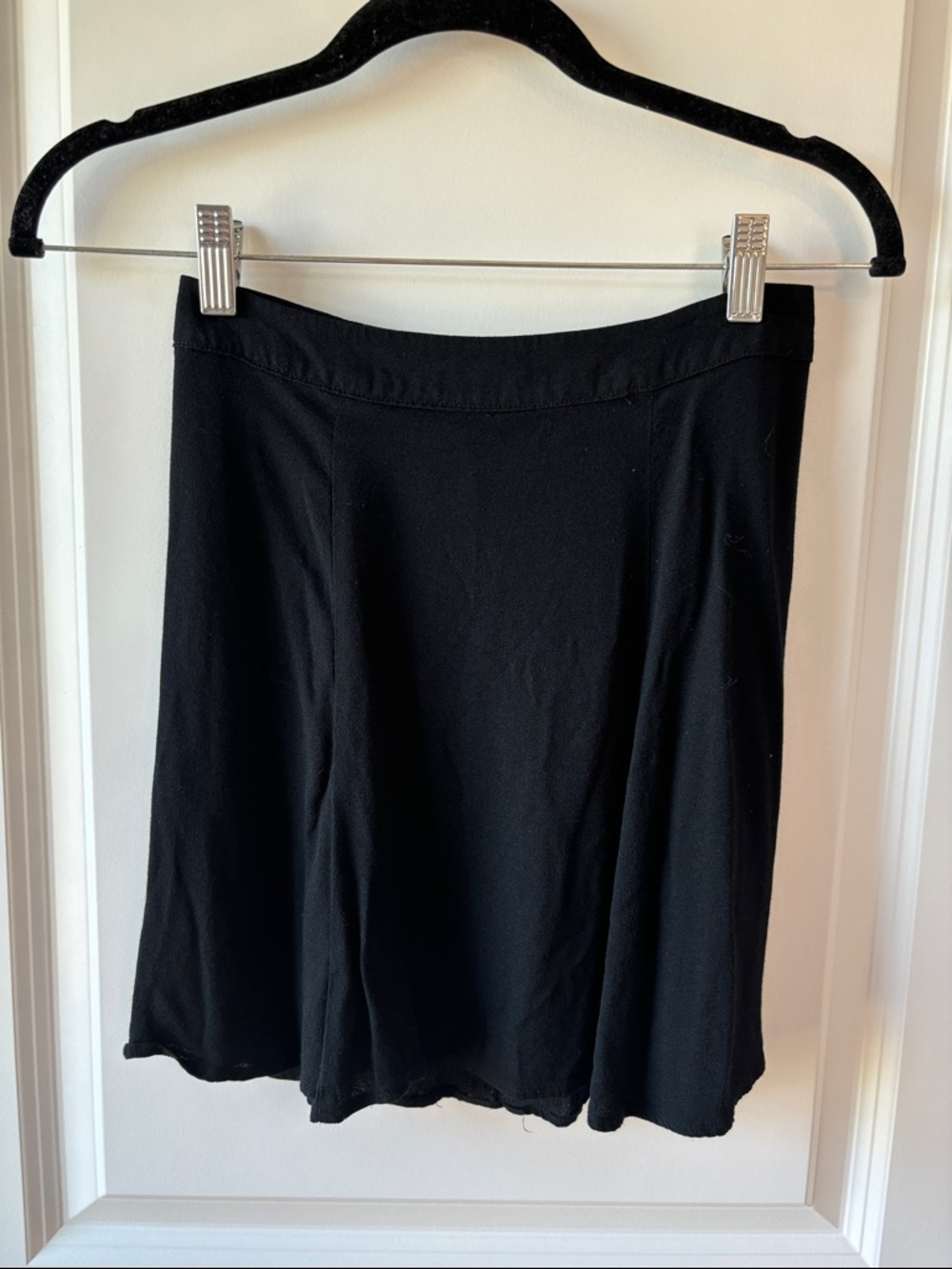 Reformation Black Mini Skirt 0